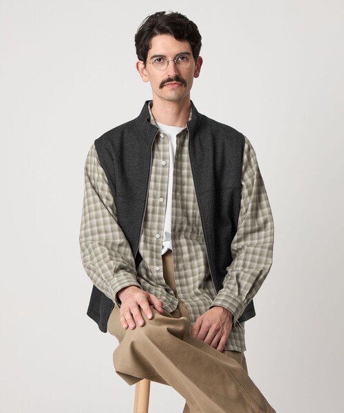 セール】＜Steven Alan＞ ウール カット ドライバーズ ベスト（ベスト