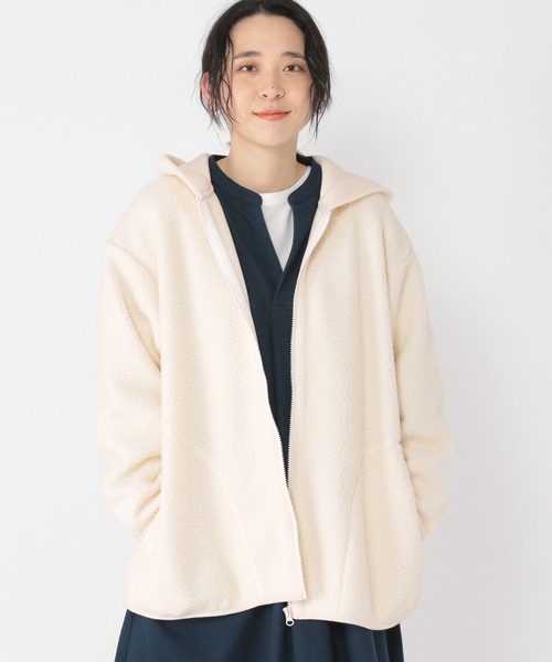 studio CLIP（スタディオクリップ）の「ボアフーディブルゾン