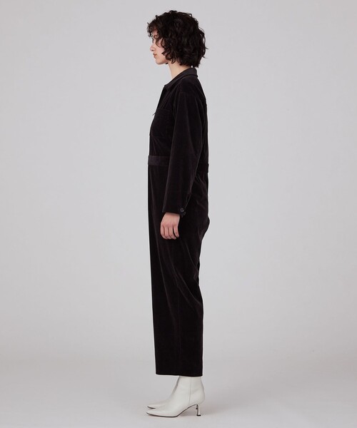 セール】ストレッチコーデュロイ ジャンプスーツ（つなぎ