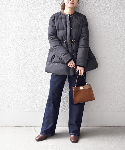 セール】*〈撥水加工〉ドロストダウン◇（ダウンジャケット/コート