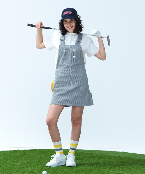Lee（リー）の「Lee/リー【Lee GOLF】オーバーオールスカート（つなぎ