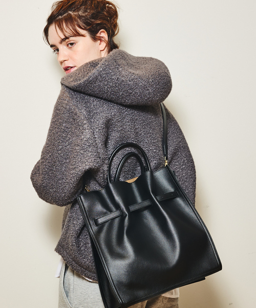 TVドラマ使用商品】Swell/2WAYギャザーオープントートBAG L/A4サイズ