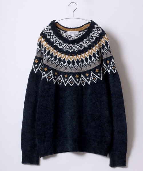 Salong hameu（サロン ハミュー）の「フェアアイル柄 求心柄モール