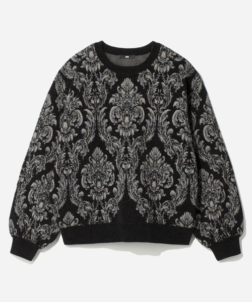 HARE（ハレ）の「ダマスクガラモールニットプルオーバー(HARE)（ニット