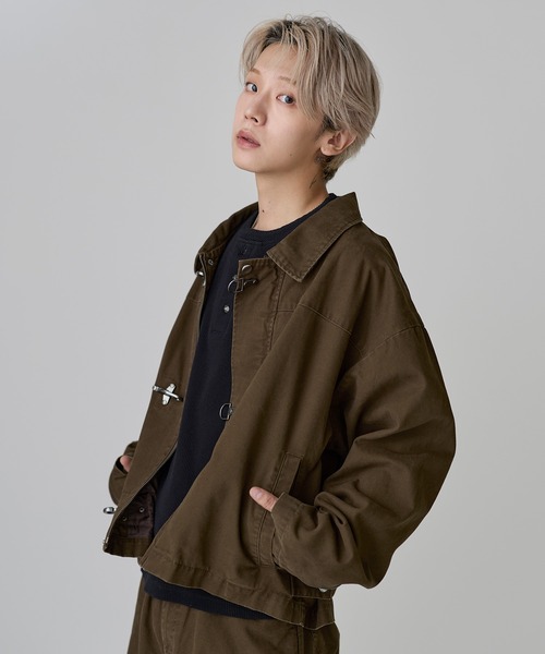 セール】【SET-UP着用可能】ファイヤーマンショート丈ダックジャケット