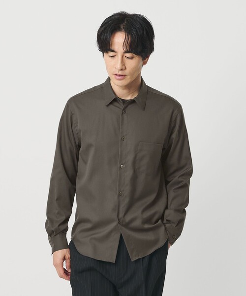 クリア オックスフォード レギュラー シャツ SLIM型 抗菌防臭機能付き