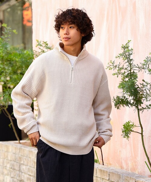 BEAMS HEART（ビームスハート）の「BEAMS HEART / 片畔 ハーフジップ