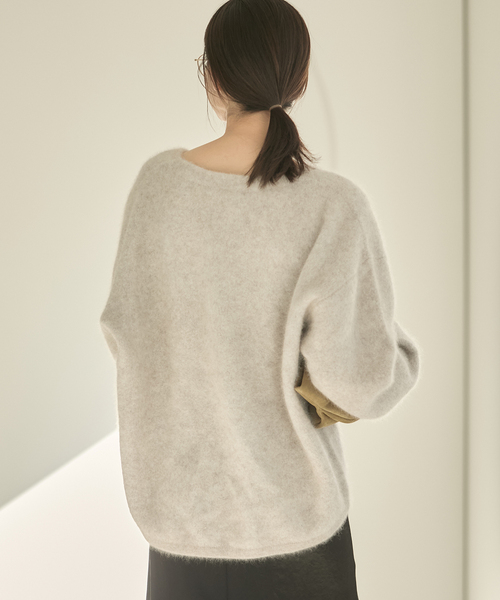 セール】Fur V Nuance プルオーバー（ニット/セーター）｜Plage
