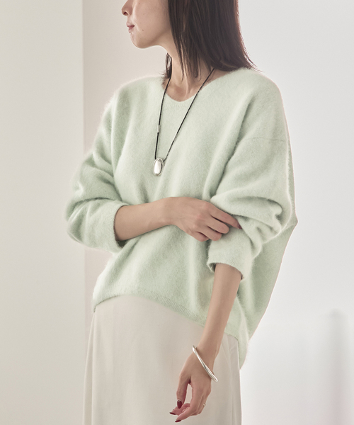 セール】Fur V Nuance プルオーバー（ニット/セーター）｜Plage