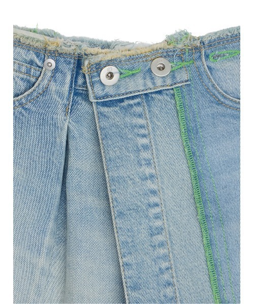 NEON STITCH REMAKE DENIM BELT（ベルト）｜Ameri（アメリ）の