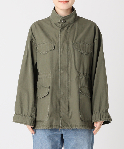 リップストップミリタリーブルゾン（ミリタリージャケット