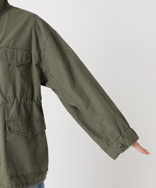 リップストップミリタリーブルゾン（ミリタリージャケット