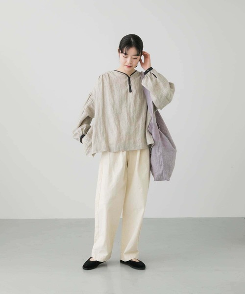 かぐれ（カグレ）の「コットンデニムイージーパンツ（デニムパンツ