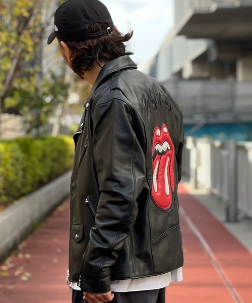 JACKROSE（ジャックローズ）の「JE×Rolling Stones LEATHER W RIDERS