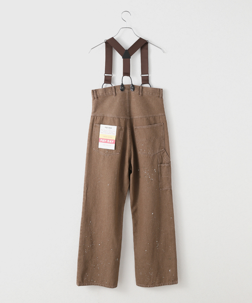 セール】PAYDAY /ペイデイ サスペンダー付きペイント加工デニム