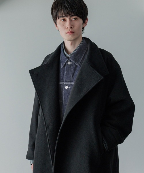 セール】【LFM(U)】ウールライクスタンドコート 494439（チェスター