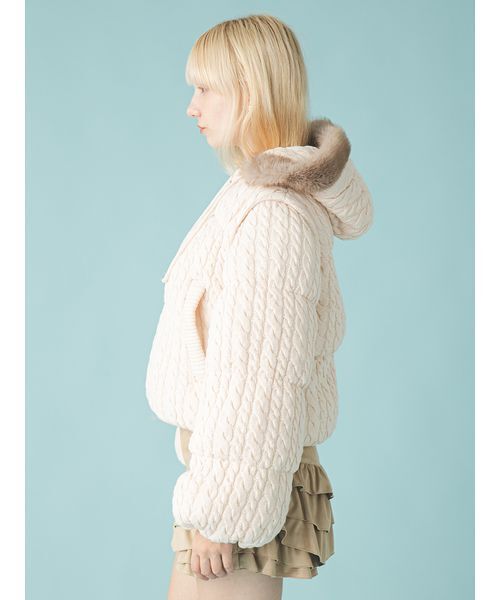 FURFUR（ファーファー）の「4WAYニットパディングジャケット（ダウン