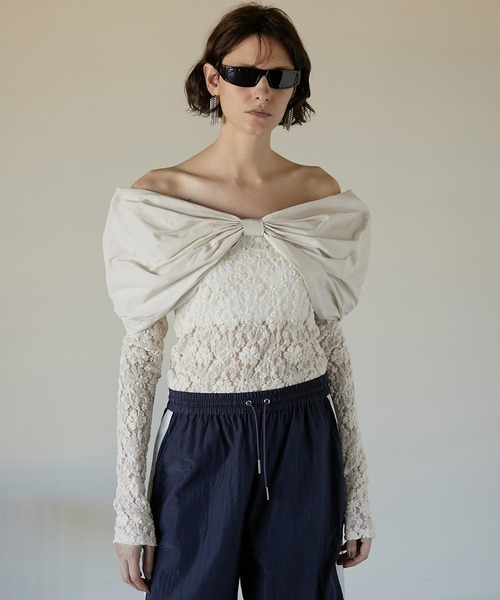 PRANK PROJECT（プランクプロジェクト）の「オフショルリボントップ