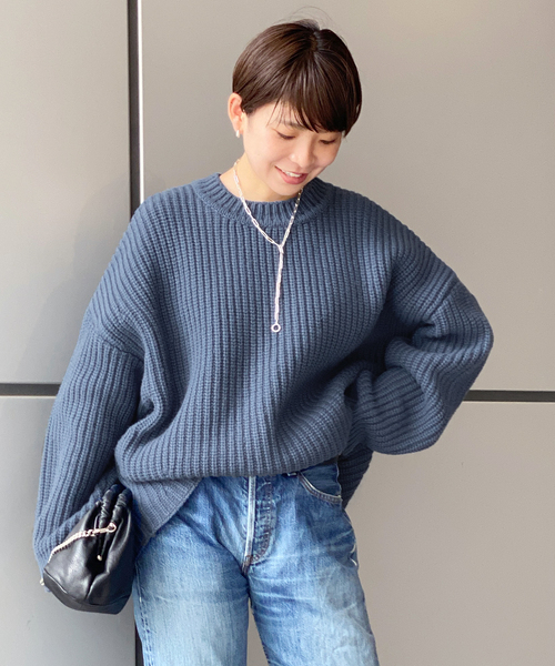 AP STUDIO（エーピーストゥディオ）の「SCENTOF ウールコットンクルー