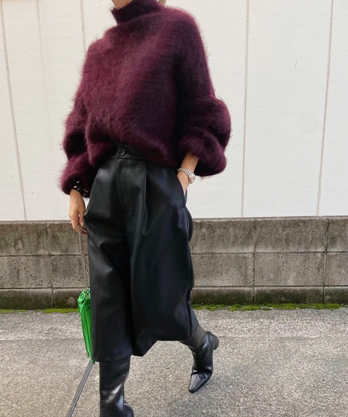 Ameri（アメリ）の「POPPING COLOR ANGORA KNIT（ニット/セーター