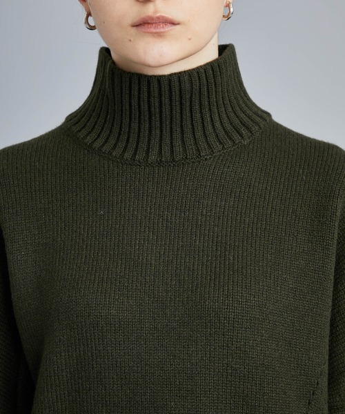 CINOH/チノ】《STUDIOUS別注》オーバーサイズハイネックニット