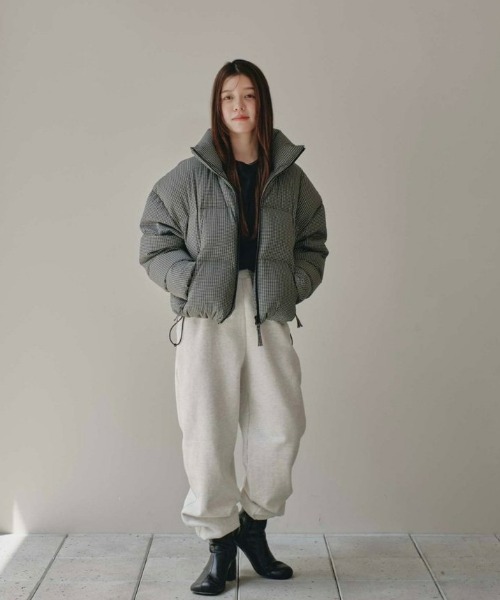 TODAYFUL（トゥデイフル）の「Check Dawn Jacket（ダウンジャケット