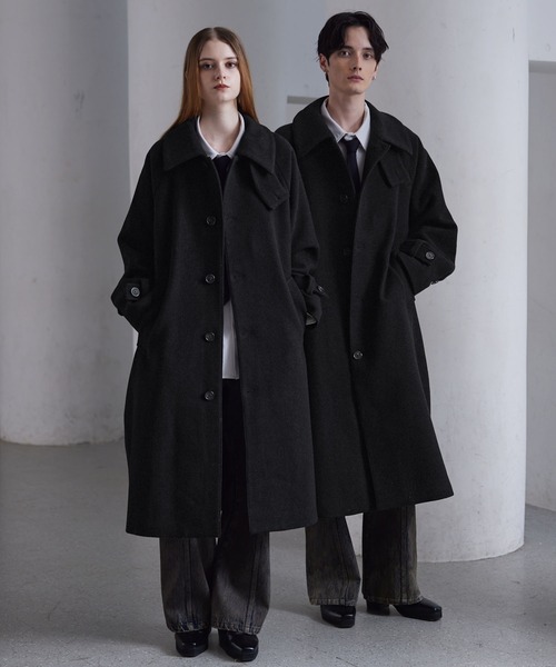 CLEL（クレイル）の「【CLEL】Wool Blend Tech Melton Soutien Collar