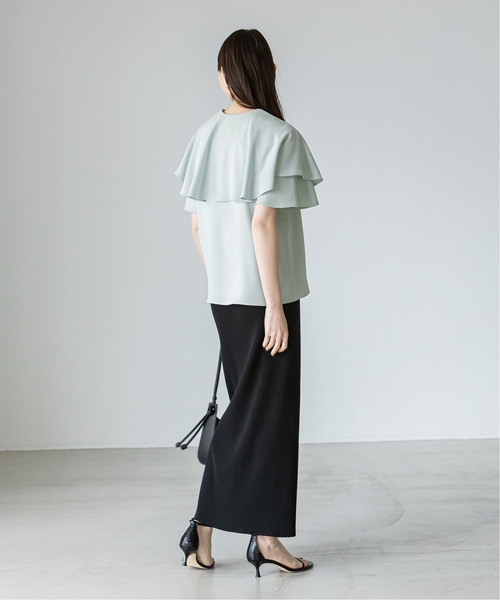 Noble（ノーブル）の「○《追加》ケープフリルブラウス 2（シャツ