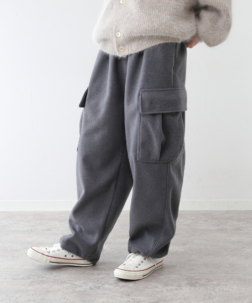FOLL / フォル】micro fleece easy cargo pants（カーゴパンツ