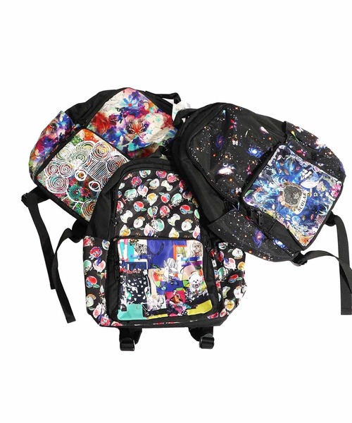 ScoLar（スカラー）の「633411：カラフルPOPな柄MIX 3柄展開リュック