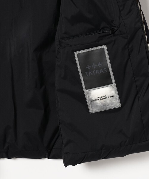 別注】TATRAS / ACACIA ノーカラー ライトダウンジャケット（ダウン