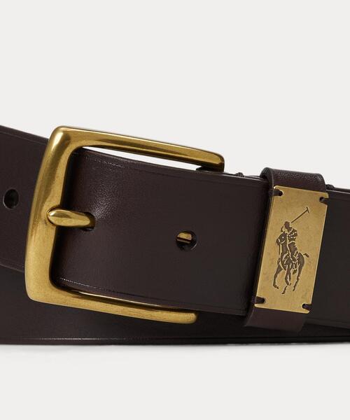 ポニープラーク レザー ベルト（ベルト）｜POLO RALPH LAUREN（ポロ