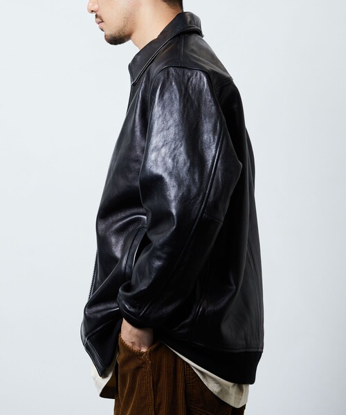 schott（ショット）の「Schott/ショット 別注 ZIP UP BLOUSON/レザー