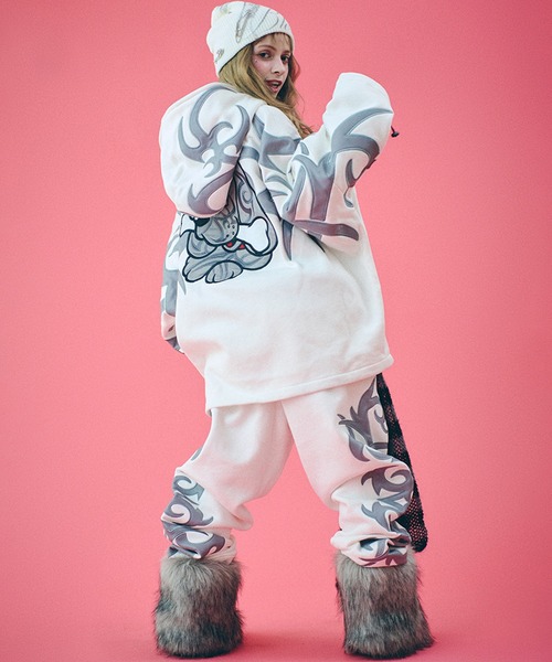 GALFY（ガルフィー）の「【GALFY/ガルフィー】部族系ダブダブパーカー