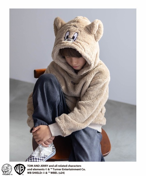 TOM＆JERRY ジェリー タフィー モコモコボアパーカー ハロウィン