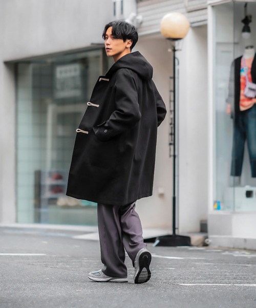 セール】【improves】メルトン オーバーサイズ ダッフルコート