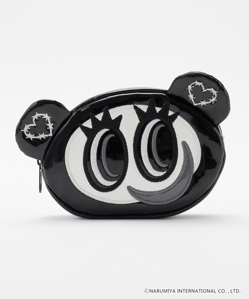 ナカムラくんコラボモノトーンエナメルポーチ【ANGEL BLUE】（ポーチ