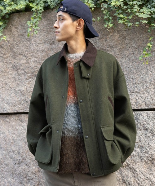 niko and（ニコアンド）の「ウーリーテックハンティングブルゾン