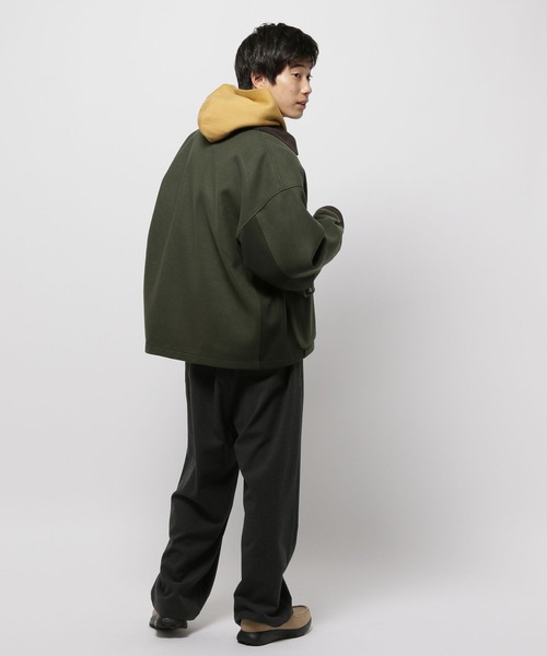 niko and（ニコアンド）の「ウーリーテックハンティングブルゾン