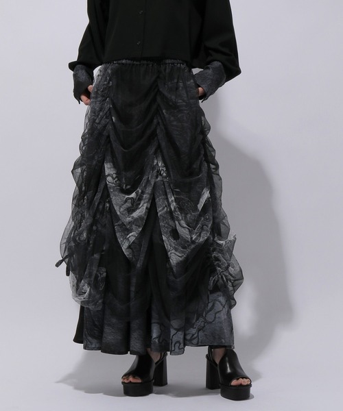 HARE（ハレ）の「【CHiNPAN×HARE】ギャザースカート(HARE)（スカート