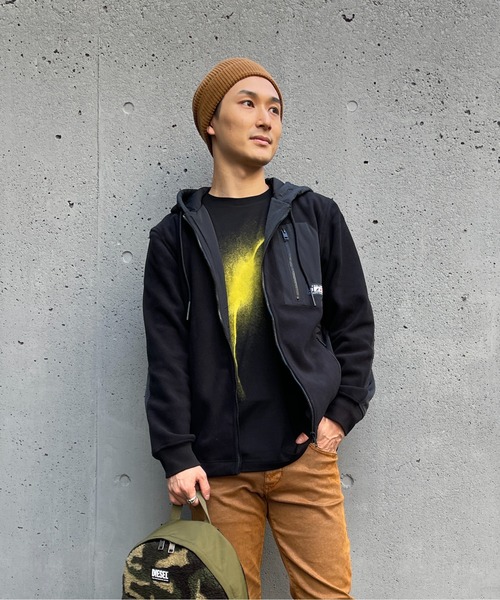 DIESEL（ディーゼル）の「メンズ パーカー フリース ジャケット