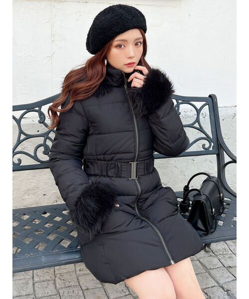 RESEXXY（リゼクシー）の「フード付ダウンコート（ダウンジャケット