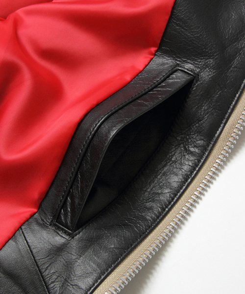 ゴートレザーシングルライダース（ライダースジャケット）｜JACKROSE