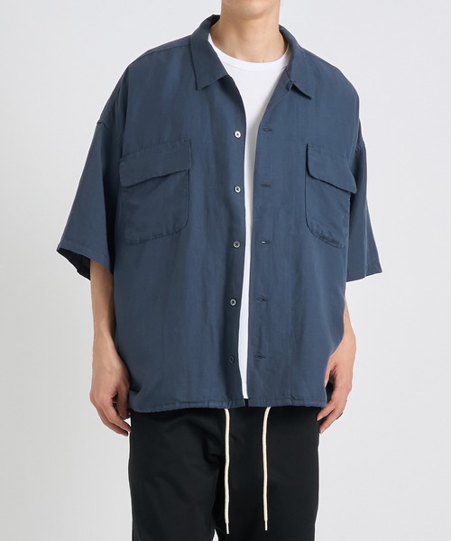 nanamica / ナナミカ】 Open Collar S/S Shirt/オープンカラーキュプラ