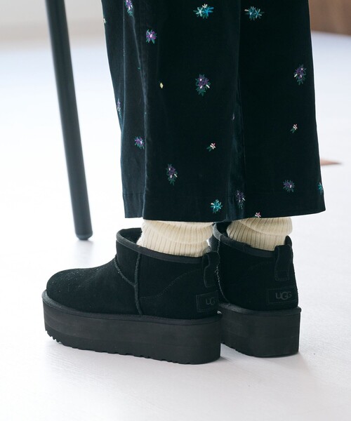 UGG＞クラシック ウルトラミニプラットフォーム ブーツ（ブーツ）｜UGG