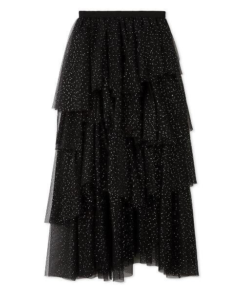 チュールアシメティアードスカート（スカート）｜FRAY I.D（フレイ