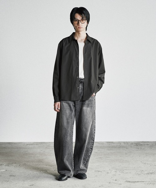 MICRO SPAN BASIC SHIRT（シャツ/ブラウス）｜WYM LIDNM（ウィム バイ