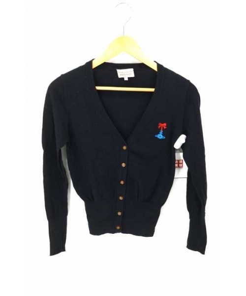 ブランド古着】リボンオーブ刺繍カーディガン（カーディガン/ボレロ