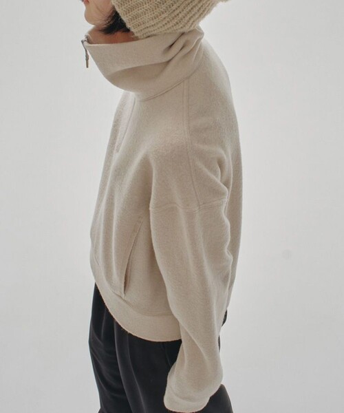 TODAYFUL/トゥデイフル】Halfzip Wool Pullover/ハーフジップウール
