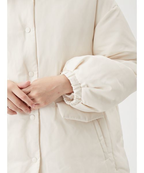 セール】ステンカラーテントシルエットダウンジャケット（ダウン